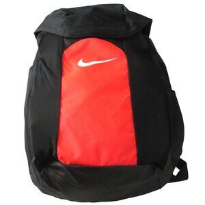 Nike Academy Team Sports Soccer Backpack Travel Bag Black Bright Crimson NWT